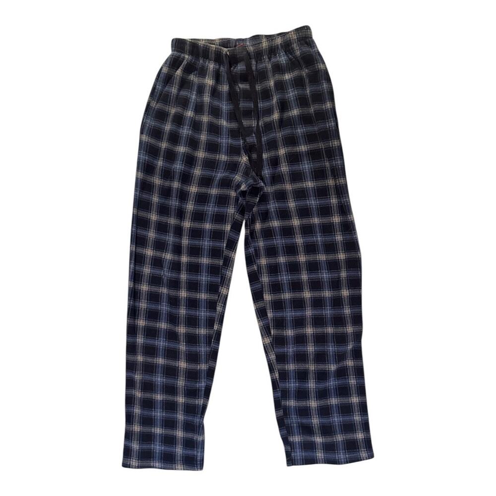 Izod Blue Plaid Pajama Pants Men's Size M